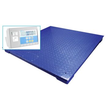 Bodenwaage Adam PT mit AE 503 Display mit Etikettendrucker